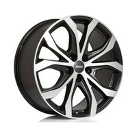8x18 5x127 71.6 ET53 Racing Black Front Polished